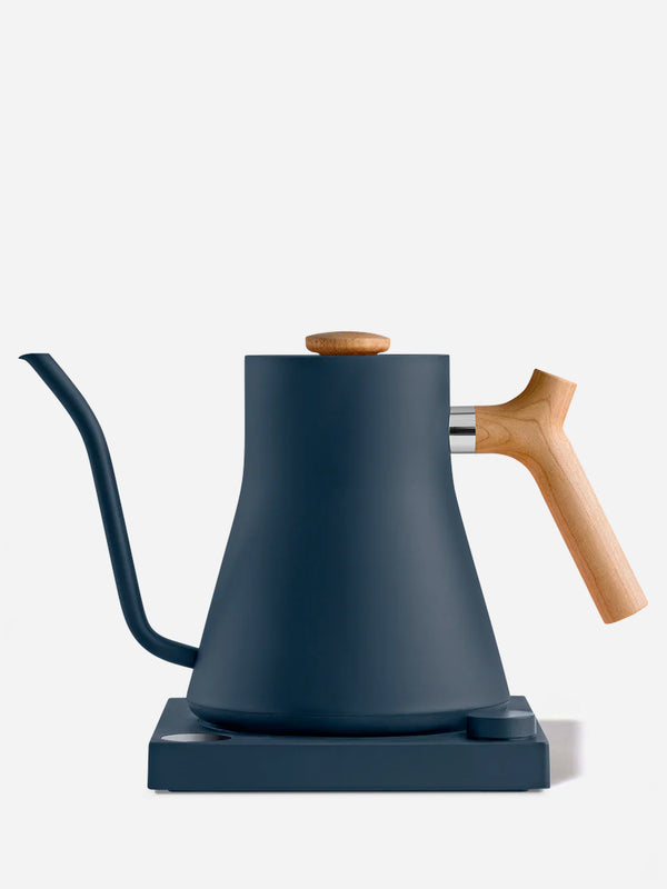 Stagg EKG Electric Kettle Stone Blue With Maple Accents