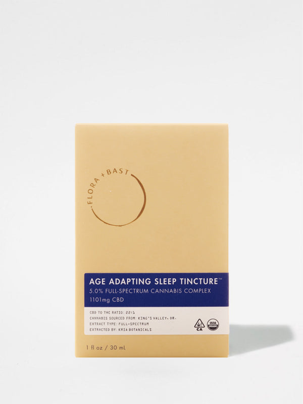 Flora + Bast Age Adapting Sleep Tincture Box