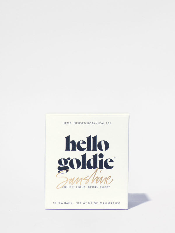 Hello Goldie Sunshine Tea Box Front