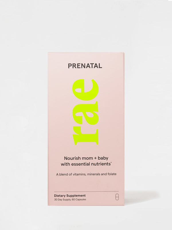 Rae Wellness Prenatal Capsules Front Box