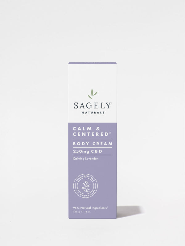 Sagely Calm + Centered Cream box
