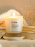 Orange + Clove Frosted Candle